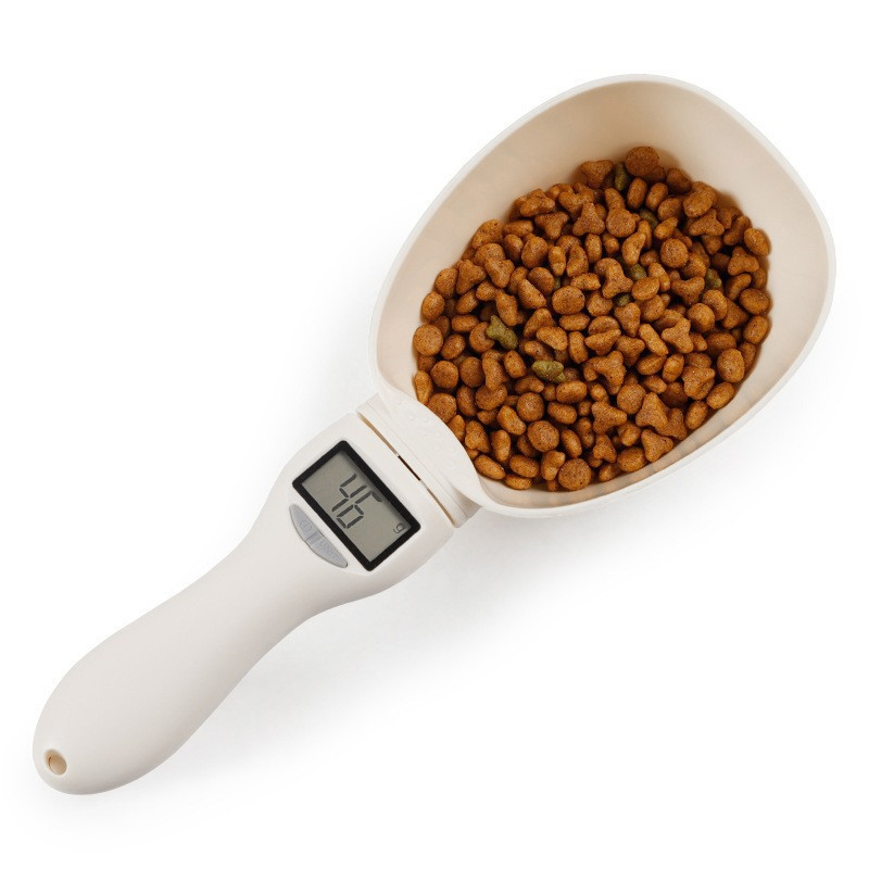 Smart Pet Food Measuring Spoon with Digital Scale
