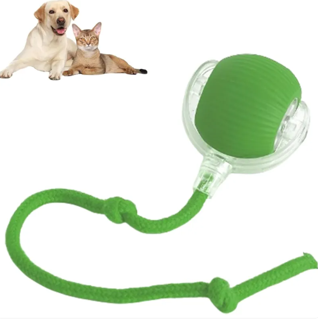 Smart Auto-Rolling Pet Ball – Interactive Self-Moving Toy for Cats & Dogs