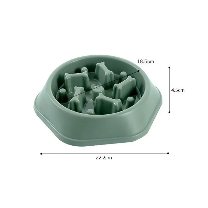 Slow Feeder Pet Bowl – Stop Bloating & Improve Digestion for Dogs & Cats