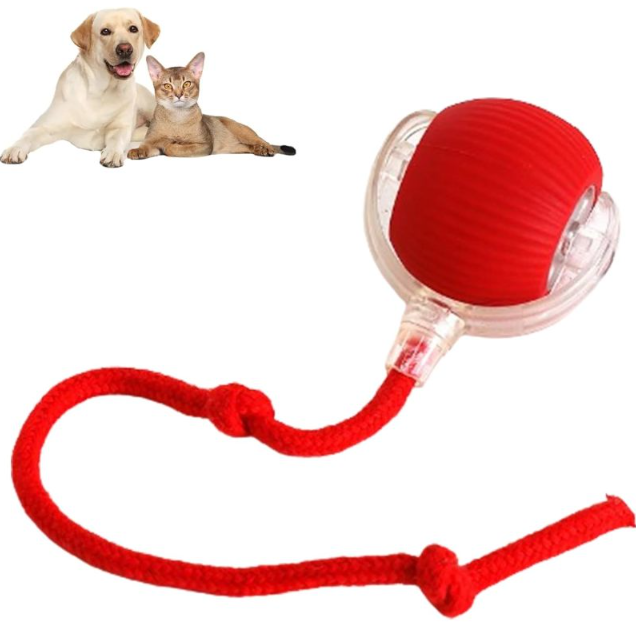 Smart Auto-Rolling Pet Ball – Interactive Self-Moving Toy for Cats & Dogs