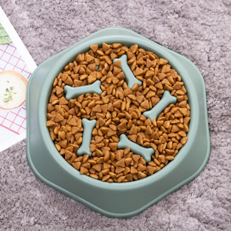 Slow Feeder Pet Bowl – Stop Bloating & Improve Digestion for Dogs & Cats