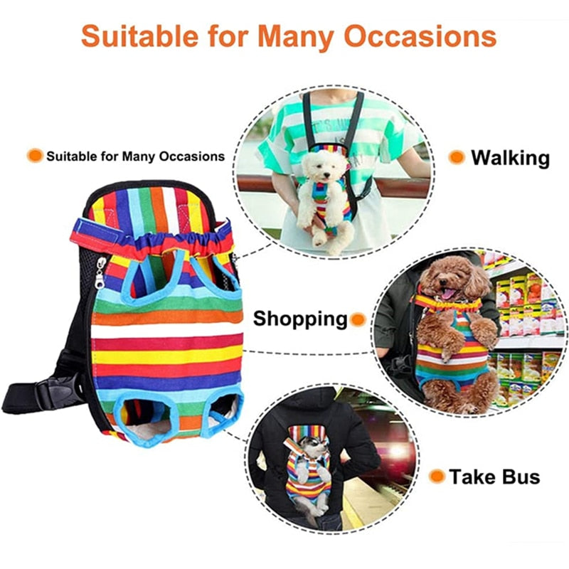 Pet Travel Backpack – Breathable Carrier for Cats & Small Dogs