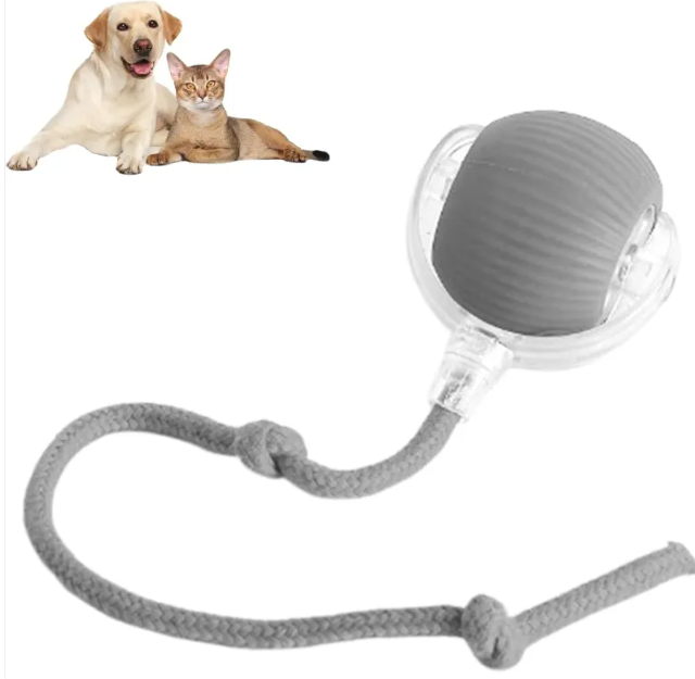 Smart Auto-Rolling Pet Ball – Interactive Self-Moving Toy for Cats & Dogs